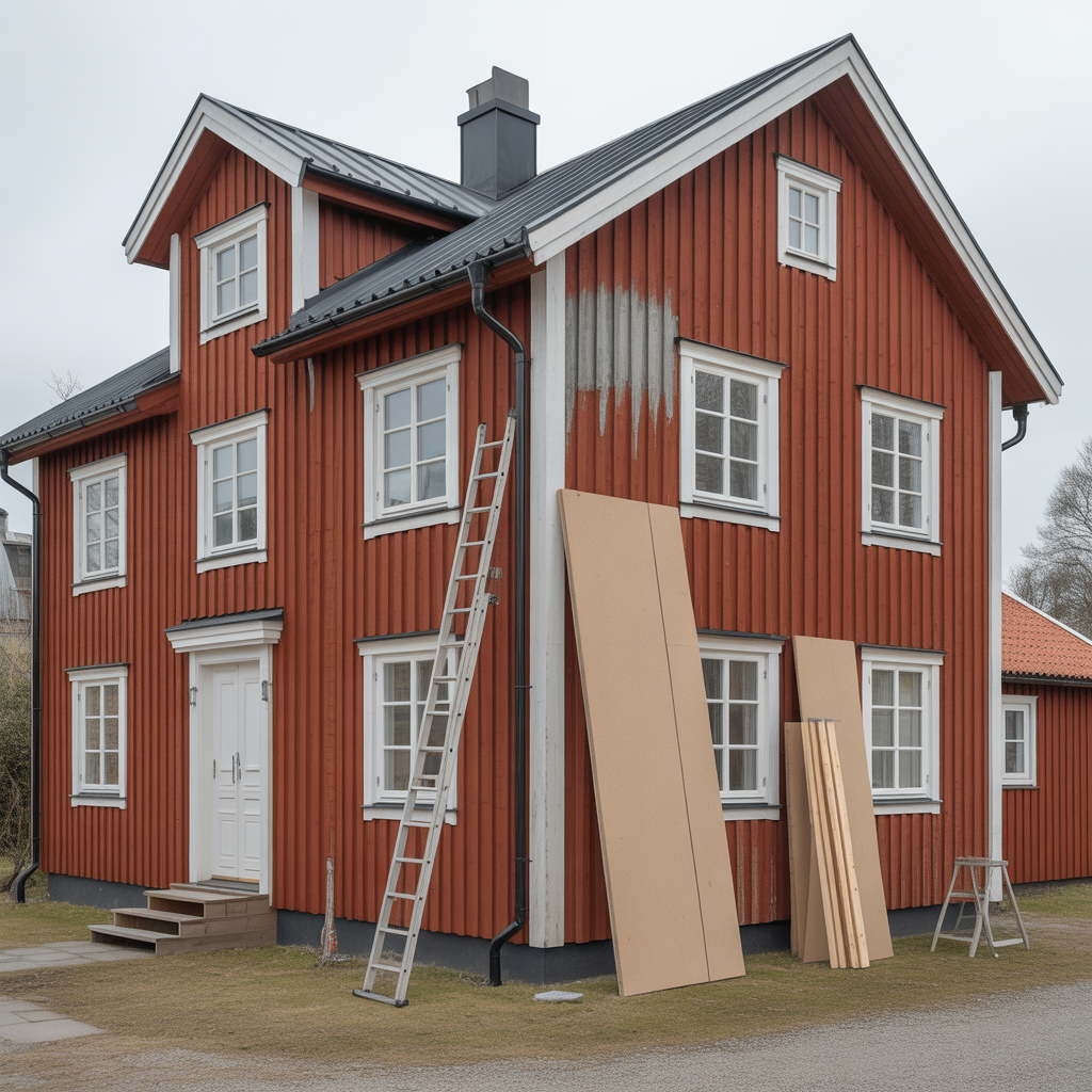 fasadpanel som slar sig felsokning och atgarder